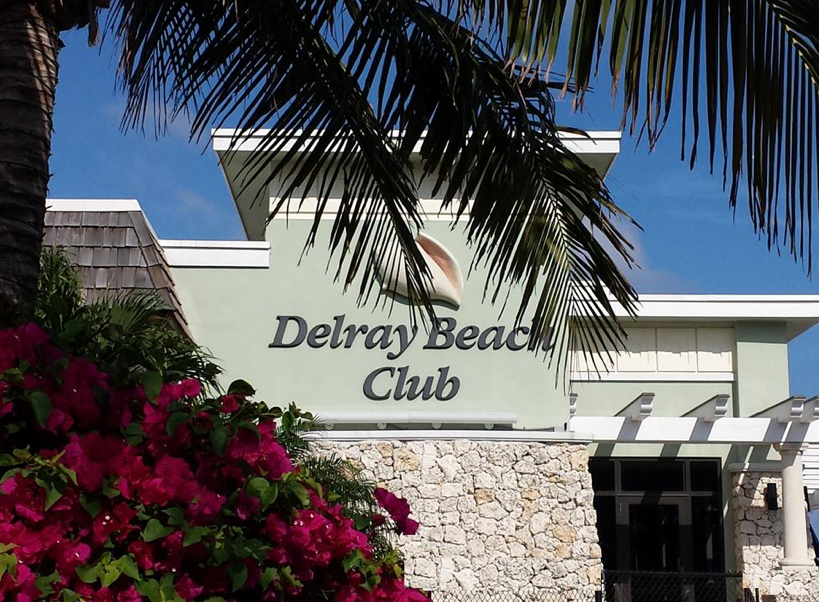 Entrance to Delray Beach Club